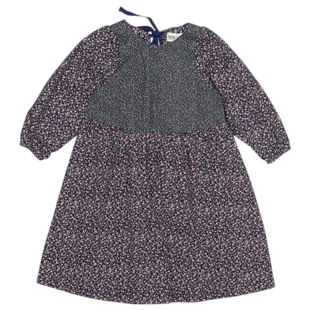 NWT! Thimble Collection Navy Pink Floral Birthday Dress Size 6